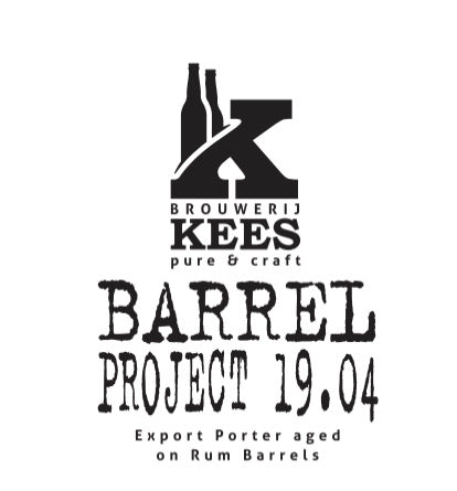 Barrel Project 19.04 - Brouwerij Kees - Rum Barrel Aged Export Porter, 11%, 330ml