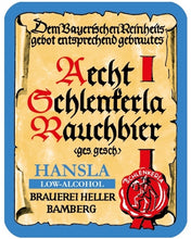 Load image into Gallery viewer, Aecht Schlenkerla Rauchbier Hansla - Schlenkerla - Low Alcohol Smoked Germen Beer, 1.2%, 500ml Bottle
