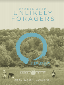 Unlikely Foragers - Equilibrium Brewery - Gin Barrel Aged Farmhouse Ale with Dandelions, 7.5%, 375ml Bottle