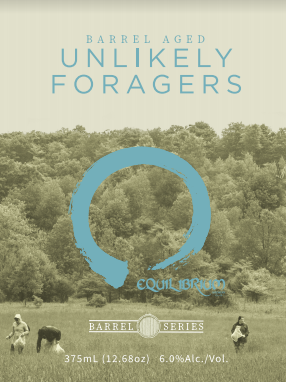 Unlikely Foragers - Equilibrium Brewery - Gin Barrel Aged Farmhouse Ale with Dandelions, 7.5%, 375ml Bottle