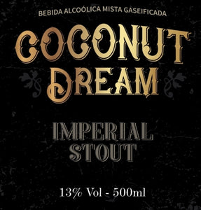Coconut Dream - 5 Elementos Cervejaria Artesanal - Coconut Imperial Stout, 13%, 500ml Bottle