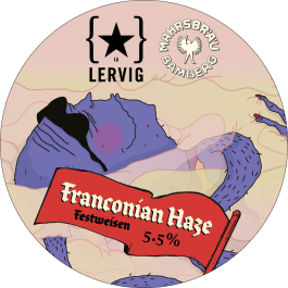 Franconian Haze - Lervig Bryggeri X Mahrs Brau - Dunkelweizen, 5.5%, 330ml