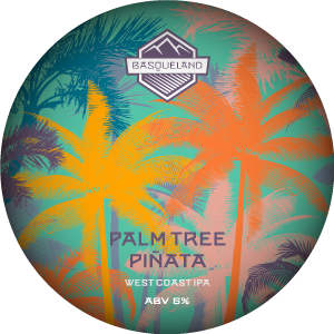Palm Tree Piñata - Basqueland Brewing Co - West Coast IPA, 6%, 440ml Can