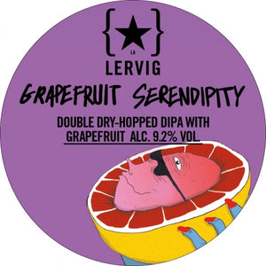 Grapefruit Serendidity - Lervig Bryggeri - Grapefruit DIPA, 9.2%, 330ml