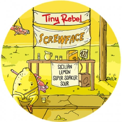 Screwface - Tiny Rebel - Sicilian Lemon Super Soaker Sour, 4.2%, 330ml