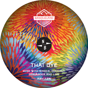Thai Dye - Basqueland Brewing Co X North Brewing Co - Gose With Ginger, Coconut, Coriander and Lime, 7.2%, 440ml Can