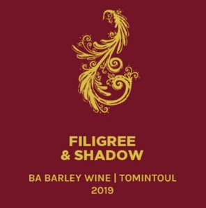 Filigree & Shadow 2019 - Pomona Island - Tomintoul Barrel Aged Barley Wine, 12%, 750ml Sharing Beer Bottle
