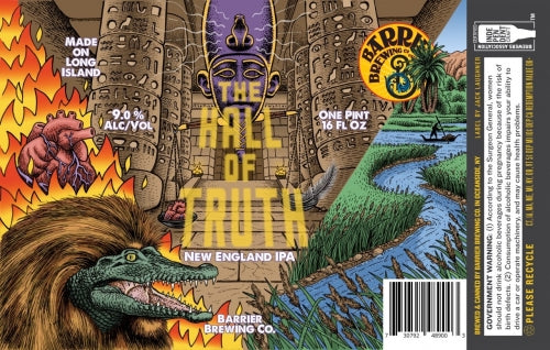The Hall Of Truth- Barrier Brewing Co - New England IPA, 9%, 473ml