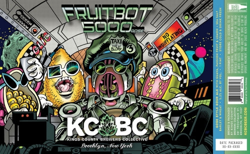 Fruitbot 5000 - KCBC - Passionfruit & Guava Gose, 5.2%, 473ml