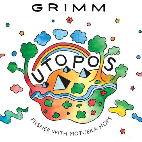 Utopos - Grimm Artisanal Ales - Motueka Hopped Pilsner, 5.3%, 473ml Can