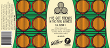 Load image into Gallery viewer, I&#39;ve Got Friends In The Music Business Blend 1 - Brouwerij Frontaal X The Bruery - Barrel Aged Mexican Imperial Stout, 14%, 330ml Can
