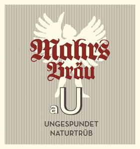 aU Ungespundet Naturtrüb - Mahr's Bräu - Kellerbier, 5.2%, 500ml Bottle