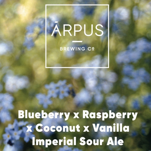 Blueberry x Raspberry x Coconut x Vanilla Imperial Sour Ale - Arpus Brewing Co - Blueberry x Raspberry x Coconut x Vanilla Imperial Sour Ale, 8%, 440ml Can