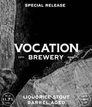 Load image into Gallery viewer, BA Imperial Liquorice Stout - Vocation Brewery - Red Wine Barrel Aged Imperial Liquorice Stout, 11.7%, 330ml Can
