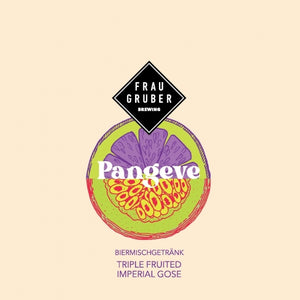 Pangeve - Frau Gruber - Passion Fruit, Orange, Pink Guava Imperial Fruited Gose, 9.2%, 440ml Can