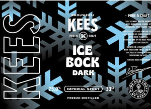 Ice Bock Dark - Brouwerij Kees - Eisbock Imperial Stout, 25%, 330ml Can