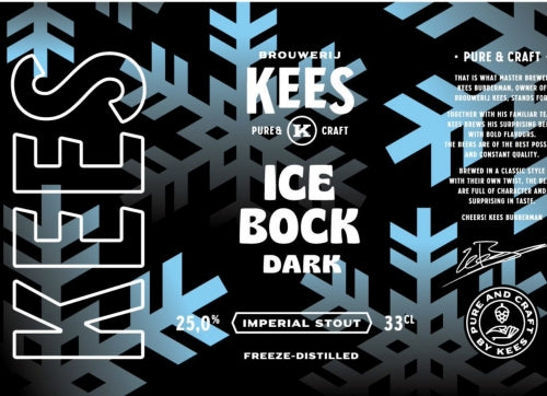 Ice Bock Dark - Brouwerij Kees - Eisbock Imperial Stout, 25%, 330ml Can