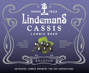 Cassis - Brouwerij Lindemans - Blackcurrant Lambic, 3.5%, 355ml Bottle