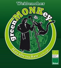 Load image into Gallery viewer, Green MONKey Hersbrucker - Klosterbrauerei Weissenohe - Pilsner, 5.9%, 500ml Bottle
