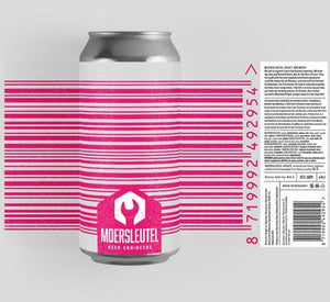 Barcode Platinum & Pink - Moersleutel - Rum & Bourbon Barrel Aged Chocolate & Peanut Butter Imperial Stout, 15%, 440ml Can