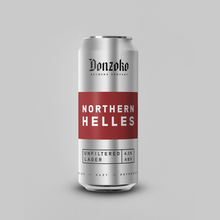 Load image into Gallery viewer, Northern Helles - Donzoko Brewing Co - Helles Lager, 4.2%, 500ml Can
