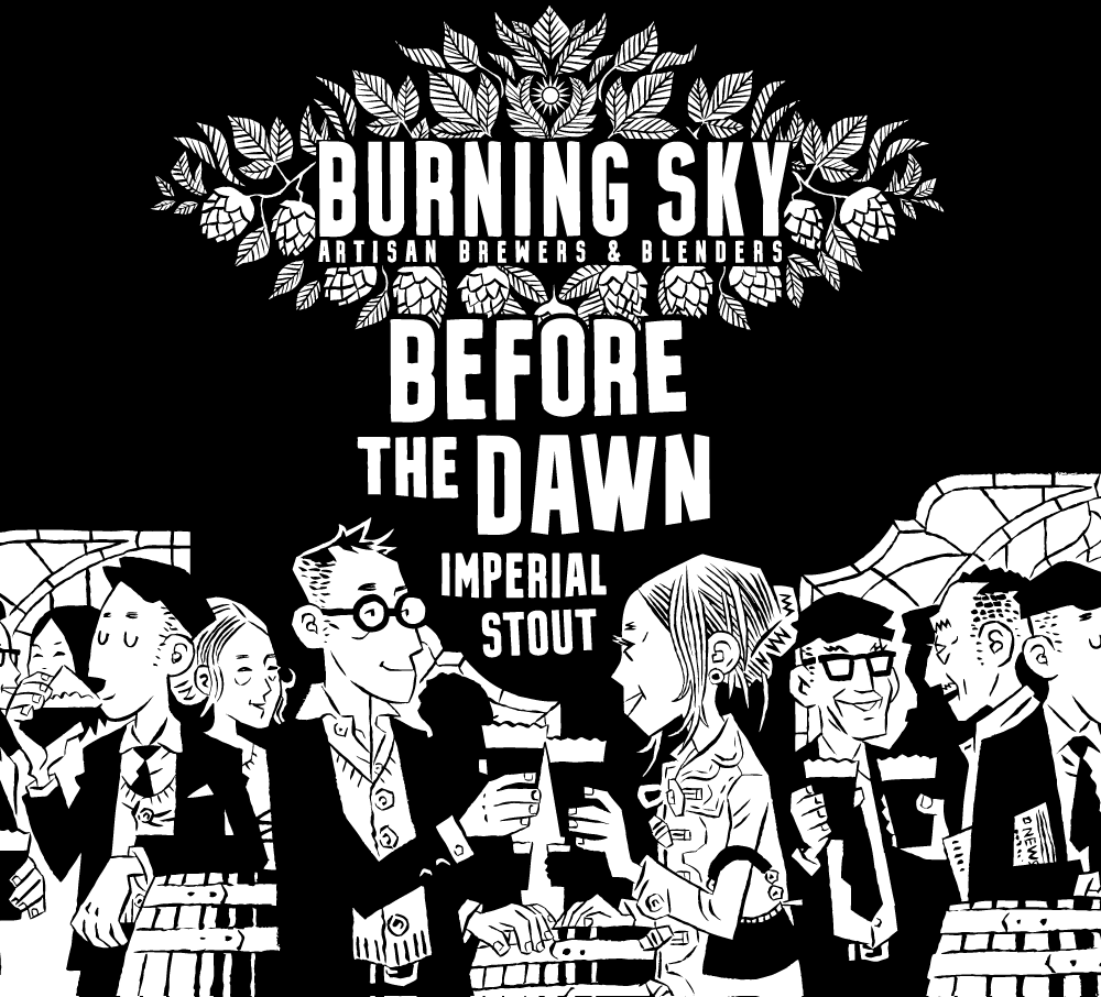 Before The Dawn - Burning Sky - Imperial Stout, 10.5%, 440ml Can