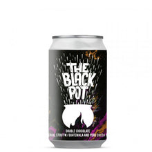 Load image into Gallery viewer, The Black Pot - Bereta Brewing Co X Wicked Barrel - Double Chocolate Imperial Stout with Cocoa Nibs, 10.5%, 330ml Can
