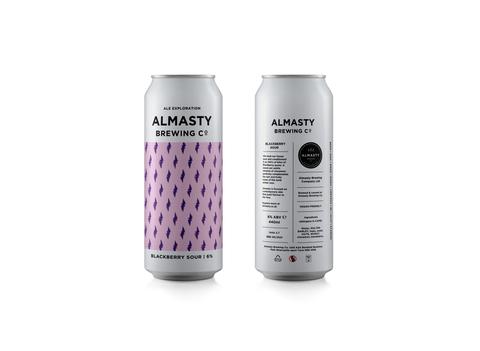 Blackberry Sour - Almasty Brewing Co - Blackberry Sour, 6%, 440ml Can
