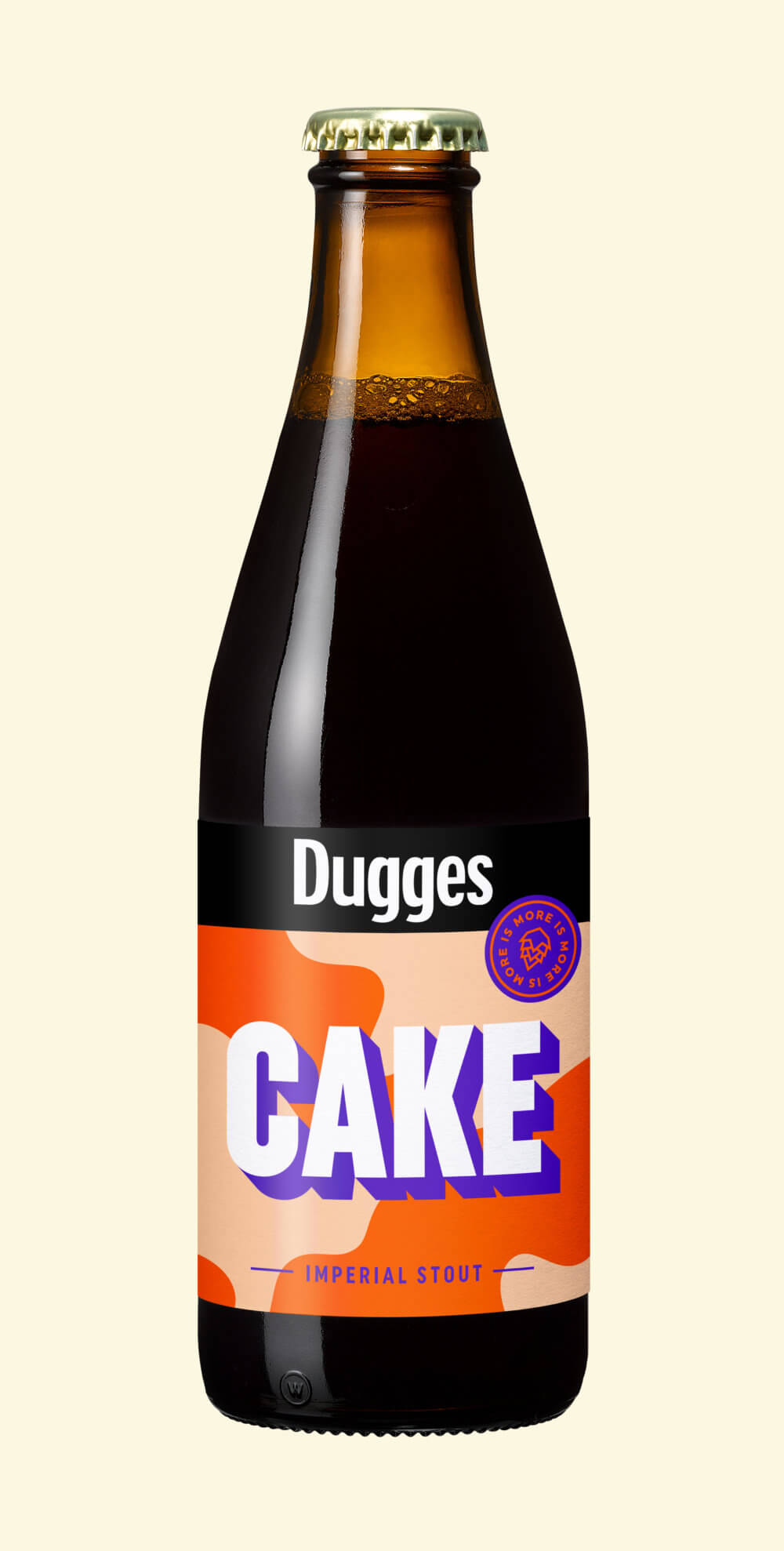 Cake - Dugges Bryggeri - Cardamon, Vanilla and Almond Imperial Stout, 10%, 330ml Bottle