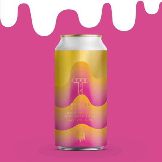 Broken Clouds - Track Brewing Co - Gold Top DIPA, 8.5%, 440ml Can