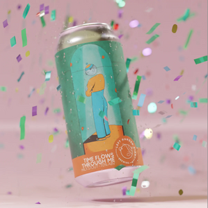 Time Flows Through Me - Left Handed Giant - Milk Stout with Cacao Nibs, Pecan, Tanzanian Vanilla, Brown Sugar, 7%, 440ml Can