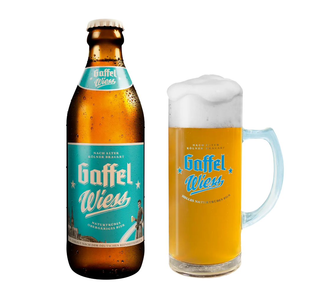 Gaffel Wiess - Gaffel - Kölsch, 4.9%, 330ml Bottle