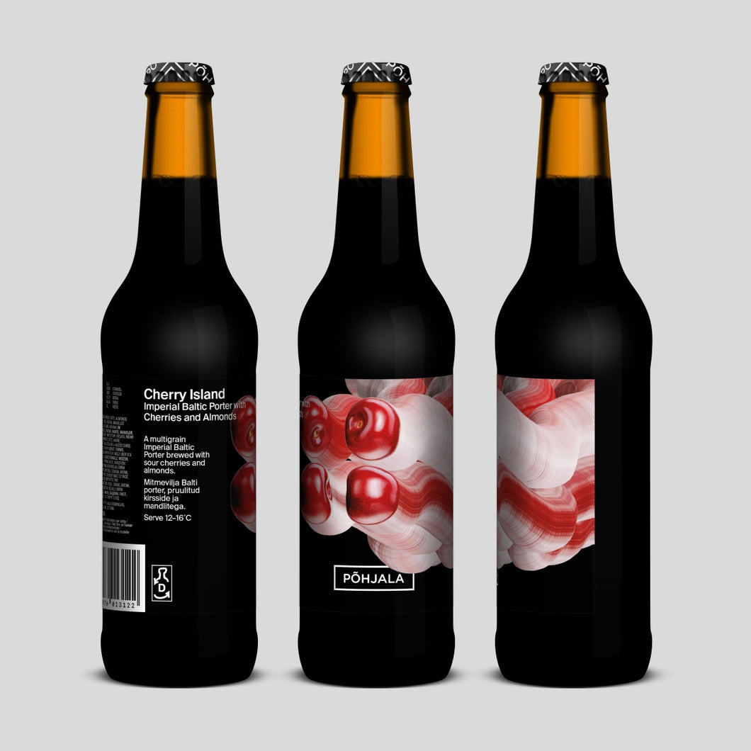 Cherry Island - Põhjala Brewery - Imperial Baltic Porter with Cherries & Almonds, 10%, 330ml Bottle