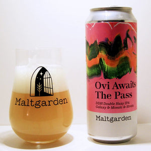 Ovi Awaits The Pass - Maltgarden - DDH Double Hazy IPA, 6.5%, 500ml Can