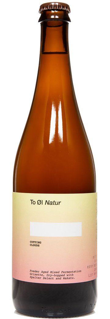 Cutting Clouds - To Øl - Foeder Aged Mixed Fermentation Grisette, 4.9%, 750ml Sharing Beer Bottle