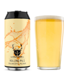 Rolling Pils - Wild Beer Co - Italian Pilsner, 4.7%, 440ml Can