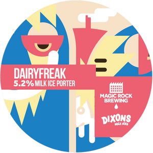 Dairy Freak - Magic Rock Brewing X Dixons Milk Ices - Milk Ice Porter, 5.2%, 330ml Can