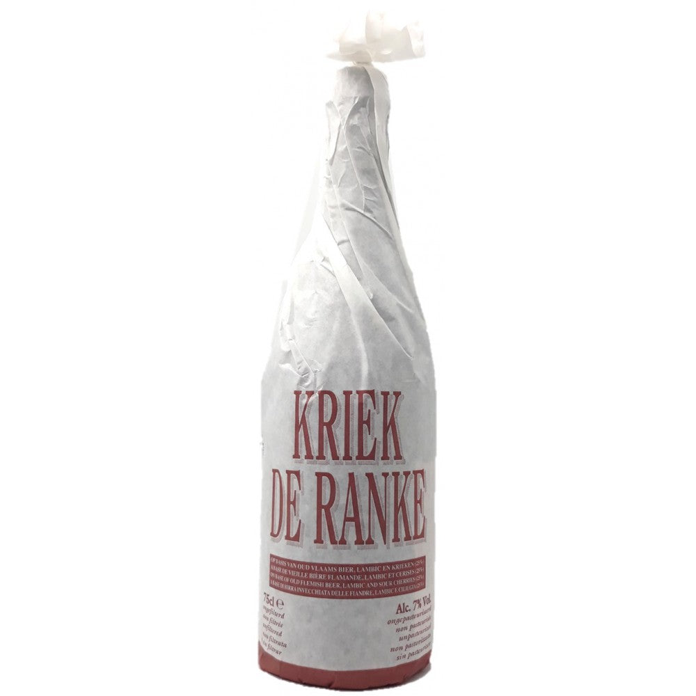 Kriek De Ranke - Brouwerij De Ranke - Cherry Mixed Fermentation Belgian Blended Ale, 7%, 750ml Sharing Beer Bottle