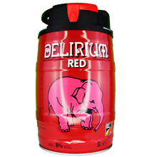Load image into Gallery viewer, Delirium Red - Brouwerij Huyghe (Delirium) - Belgian Cherry Beer, 8%, 5 Litre Mini Keg
