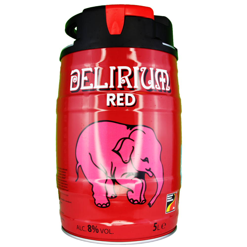 Delirium Red - Brouwerij Huyghe (Delirium) - Belgian Cherry Beer, 8%, 5 Litre Mini Keg
