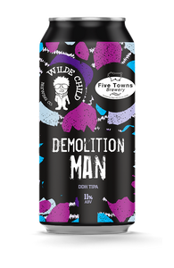 Demolition Man - Wilde Child Brewing Co X Five Towns Brewery - DDH Triple IPA, 11%, 440ml Can
