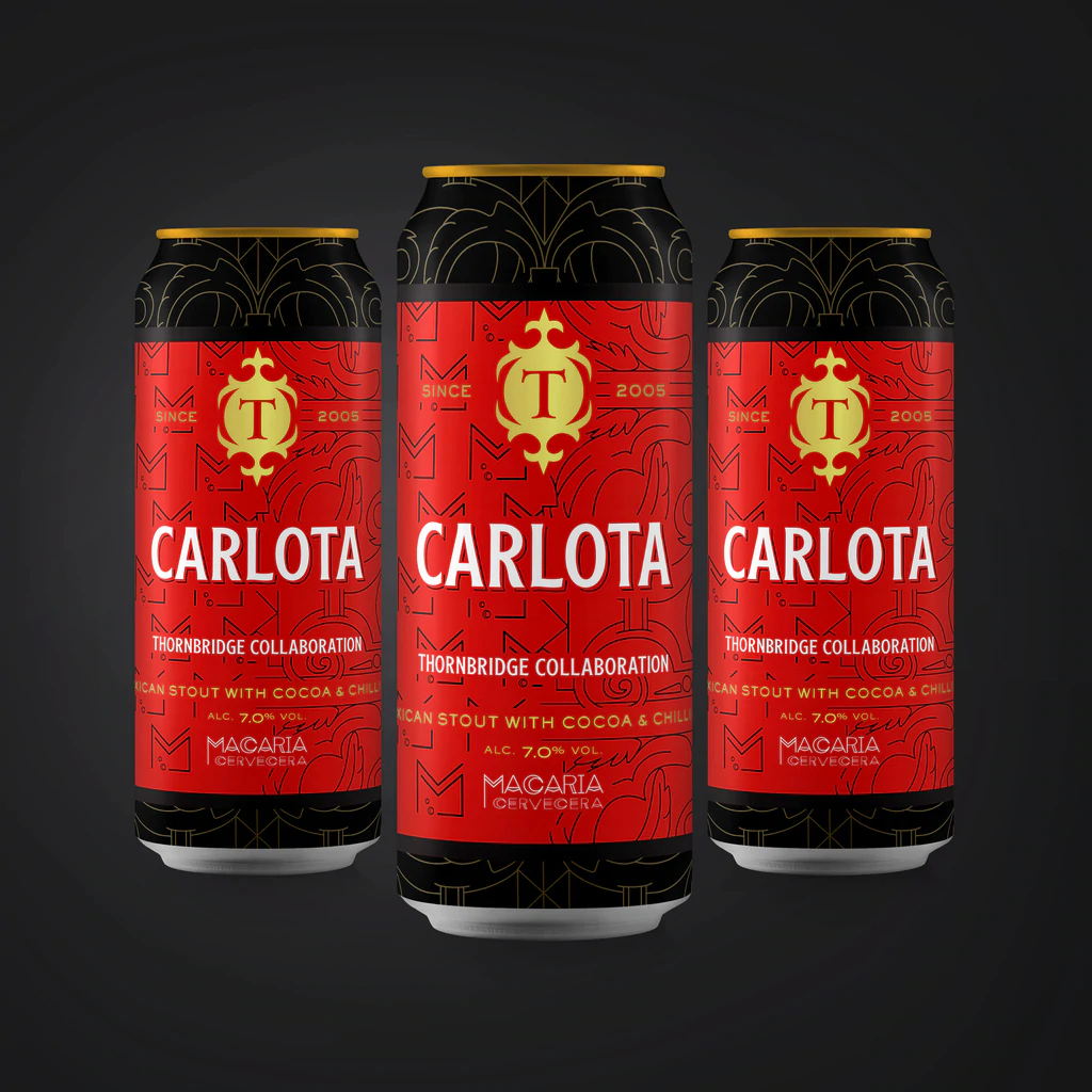 Carlota - Thornbridge Brewery - Mexican Stout with Cocoa & Chillies, 7%, 440ml Can