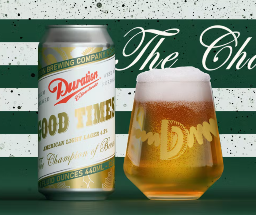 Good Times - Duration X Cloudwater - American Light Lager, 4.2%, 440ml Can