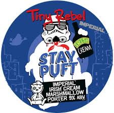 Irish Cream Imperial Stay Puft - Tiny Rebel - Imperial Irish Cream Marshmallow Porter, 9%, 330ml Can