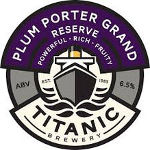 Load image into Gallery viewer, Plum Porter Grand Reserve - Titanic Brewery - Plum Porter, 6.5% Sharing Beer Bottle
