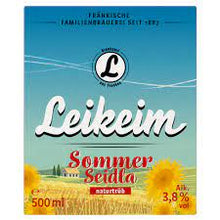 Load image into Gallery viewer, Sommer Seidla - Brauhaus Leikeim - Summer Lager, 4.9%, 500ml Bottle
