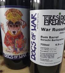 War Russell 2020.1 - Torrside Brewing - Rum Barrel Aged Sorachi Barley Wine, 9.5%, 750ml Sharing Bottle