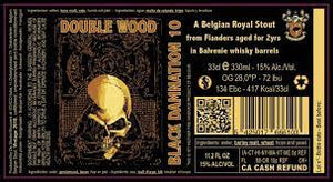 Black Damnation 10 Double Wood - De Struise Brouwers - Balvenie Whisky Barrel Aged Belgian Royal Stout, 15%, 330ml Bottle