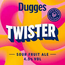 Load image into Gallery viewer, Twister - Dugges Bryggeri - Sour Ale with Exotic Fruits &amp; Raspberries, 4.5%, 330ml Can

