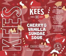 Load image into Gallery viewer, Cherry &amp; Vanilla Sundae Sour - Brouwerij Kees - Pastry Sour, 6%, 440ml Can
